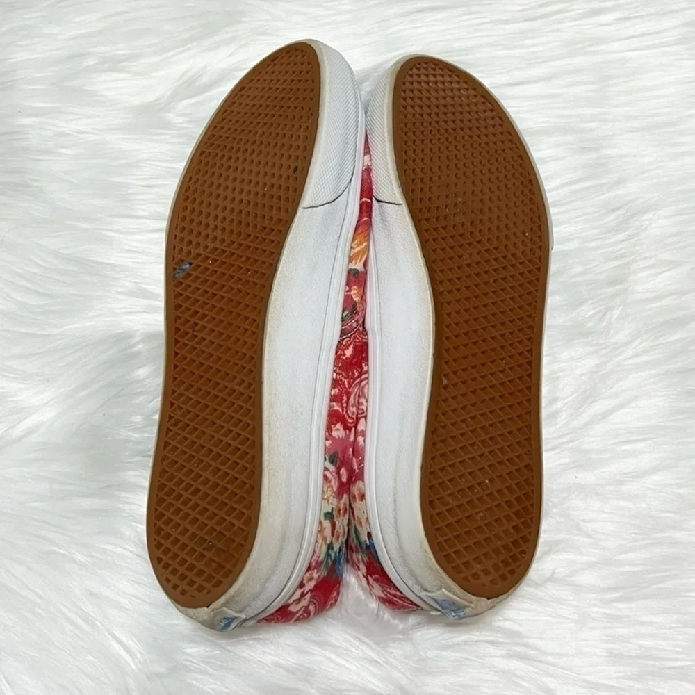 VANS Off The Wall Pink Floral Shoes Women’s Size 8 / Men’s Size 6.5